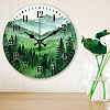 MDF Printed Wall Clock HJEW-WH0058-016-5