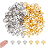 Unicraftale 160Pcs 2 Colors 304 Stainless Steel Bead Caps STAS-UN0061-26-1