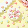 Gradient Color Opaque Resin Cabochons RESI-CJ0003-66-4