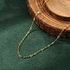925 Sterling Silver Cable Chains Necklace for Women STER-I021-05G-1