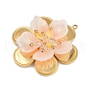 304 Stainless Steel and Acrylic and Plastic Pendants STAS-R170-04G-06-2