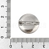 304 Stainless Steel Brooch Cabochon Settings STAS-E547-08G-P-4