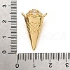 Brass Micro Pave Cubic Zirconia Pendants KK-K401-24G-3