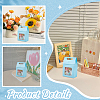 Paper Gift Storage Boxes with Visible Window CON-WH0110-003A-01-6