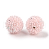 Handmade Luminous Polymer Clay Rhinestone Fancy Beads CLAY-H003-04E-3
