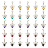 Angel Glass Pendant Decorations PALLOY-HY00018-1