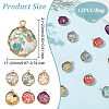 CHGCRAFT 12Pcs 6 Colors Transparent Resin Pendants CRES-CA0001-22-2