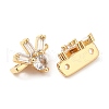 Brass Connector Charms KK-F855-16G-2