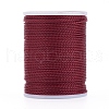 Round Waxed Polyester Cord YC-G006-01-1.0mm-09-1