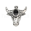 Brass Pendant Cabochon Settings KK-S521-02AS-1