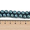 Electroplated Synthetic Magnetic Hematite Beads Strands G-G174-L01-01-4
