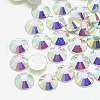 Flat Back Glass Rhinestone Cabochons RGLA-T090-SS34-02-2