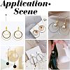 Brass Linking Rings KK-FH0001-39-6