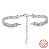 925 Sterling Silver Screwed Bracelets Making MAK-L037-01P-1