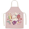 Cute Easter Rabbit Pattern Polyester Sleeveless Apron PW-WG98916-32-1