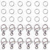 304 Stainless Steel Lobster Claw Clasps STAS-PH0019-51P-1