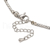 Rack Plating Brass Bib Necklaces for Women NJEW-C059-09G-02-3