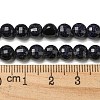 Synthetic Blue Goldstone Beads Strands G-K351-A01-01-5