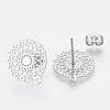 304 Stainless Steel Stud Earring Findings STAS-S079-32B-2