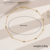 Elegant Hollow Brass Pave Cubic Zirconia Flat Round Link Chain Necklaces ZP2718-2-2