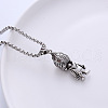 Vintage Punk Style Cartoon Demon Pendant Necklaces for Hip-hop Couples MT6736-3