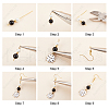 SUNNYCLUE DIY Ladybird and Flower Dangle Earring Making Kit DIY-SC0020-06-4