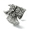 Dragon Alloy Open Cuff Rings RJEW-K275-37B-AS-1