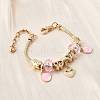 Alloy Enamel European Beads Charm Bracelets BJEW-F495-23G-4