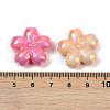 UV Plating Opaque Acrylic Beads MACR-L007-06C-3