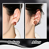 Beebeecraft 30Pcs Silicone Ear Nuts SIL-BBC0001-04A-5