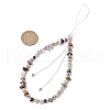 Gemstone Mobile Straps HJEW-JM03327-02-3