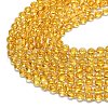 Synthetic Citrine Beads Strands G-K389-B76-01-3
