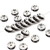 Brass Grade A Rhinestone Spacer Beads RB-A014-Z8mm-18S-1