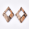 Imitation Leather Big Pendants WOVE-S118-13E-2