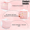 Gorgecraft 12Pcs 4 Colors Bag Shaped Paper Flower Packaging Gift Bags for Bouquet ABAG-GF0001-28-6