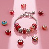 80Pcs 20 Style Rondelle European Beads Set for DIY Jewelry Making Finding Kit DIY-LS0004-13-7