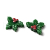 Christmas Opaque Resin Cabochons X-RESI-K019-39-3