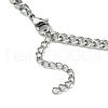 Star & Crescent Moon Alloy Pendant Necklaces NJEW-TA00119-5