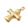 304 Stainless Steel Pendants BJEW-H200-27G-02-2