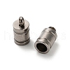 201 Stainless Steel Cord Ends STAS-S167-01A-P-2