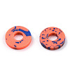 Handmade Polymer Clay Beads CLAY-YW-6.0mm-A40-1