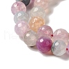 Dyed & Heated Natural Dragon Veins Agate Beads Strands G-P539-A01-23-4