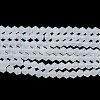 Imitation Jade Frosted Glass Bead Strands GLAA-F029-JM4MM-B05-1