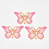 Transparent Acrylic Pendants TACR-R140-08B-1