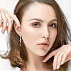 SUPERFINDINGS 20Pcs Brass Earring Hooks KK-FH0007-17P-7