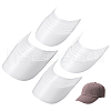  24Pcs 4 Styles Plastic Hat Brim Board for Peaked Cap AJEW-NB0006-26B-1