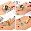 Brass Stamp Head DIY-WH0308-06N-6