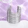 Iron Cuff Bangles BJEW-G741-05P-3