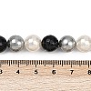 Faceted Round Shell Pearl Beads Strands BSHE-XCP0001-58B-5