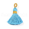 Polycotton(Polyester Cotton) Tassel Pendant Decorations FIND-N006-01-2